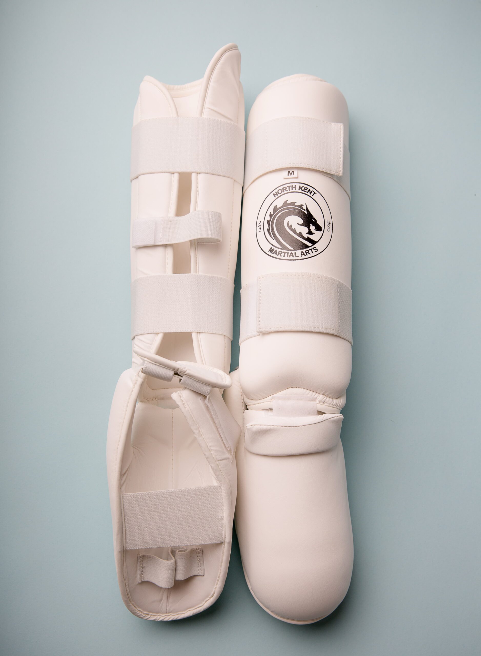 NKMA Leg Protectors product shot front and rear design