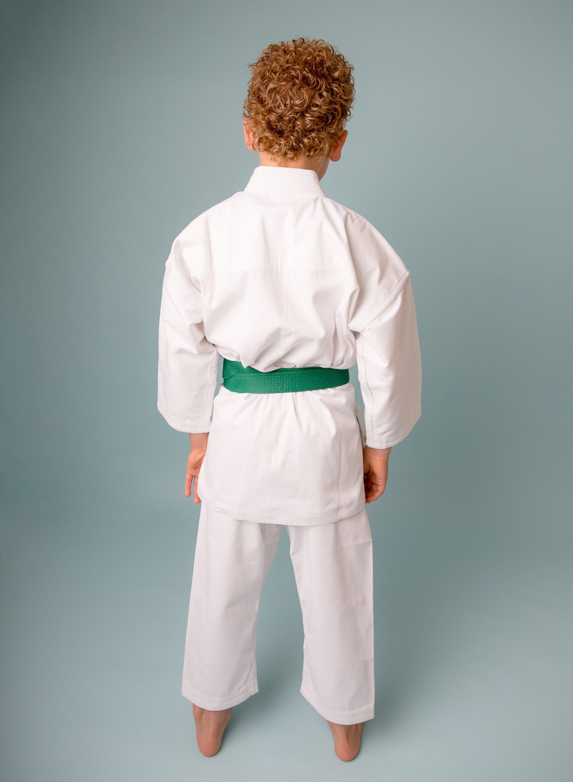 NKMA Premium Heavy Weight Gi - Rear wide shot on male model
