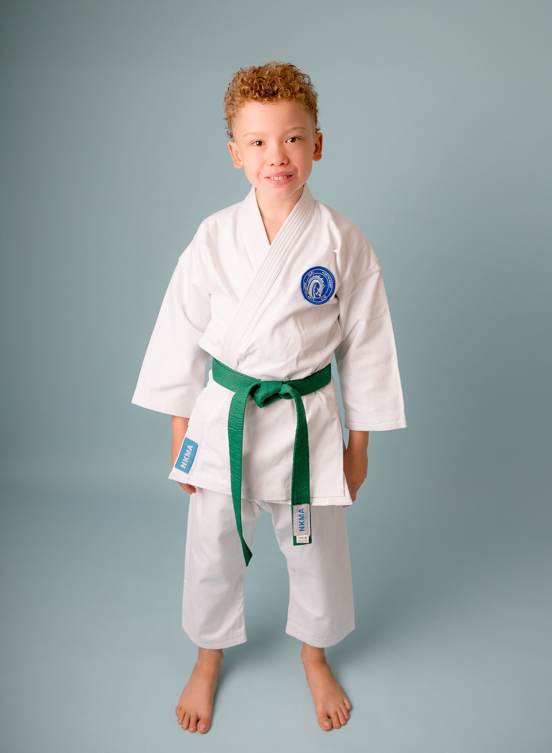 NKMA Premium Heavy Weight Gi - front wide shot on male model
